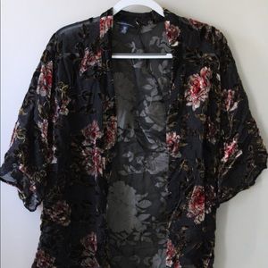 American eagle shawl, kimono type piece